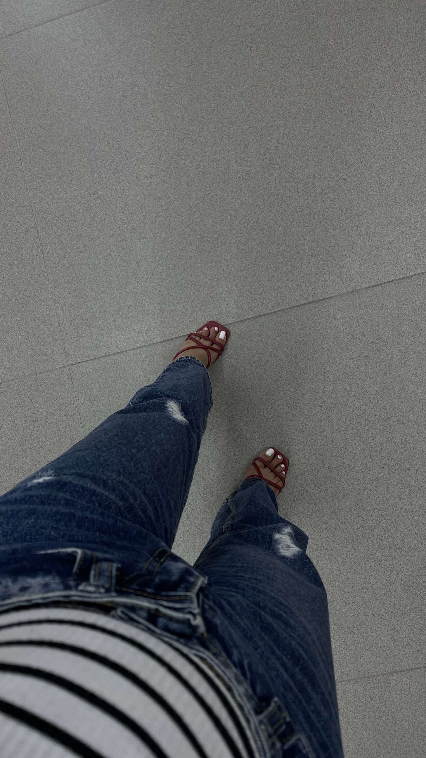 Dark Blue Rugged Straight Denim