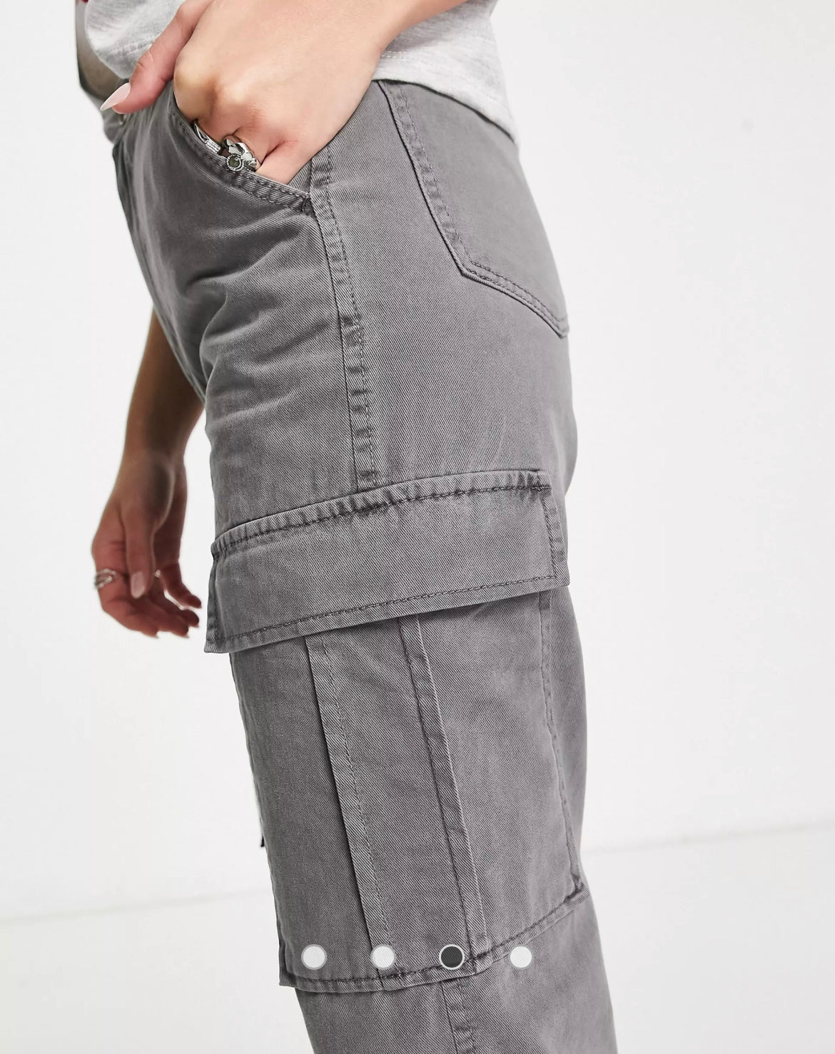 Light Grey Cargo Pants