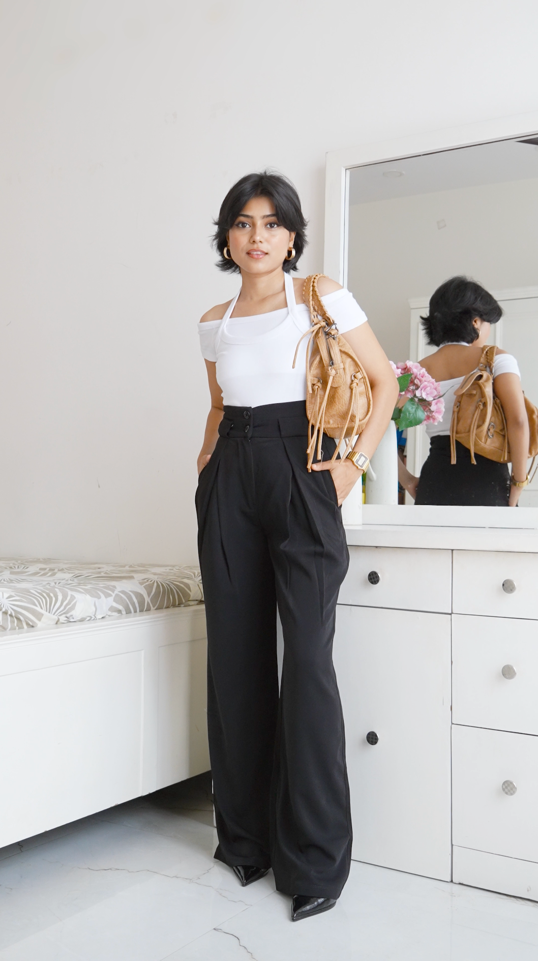 Everyday pleats trouser