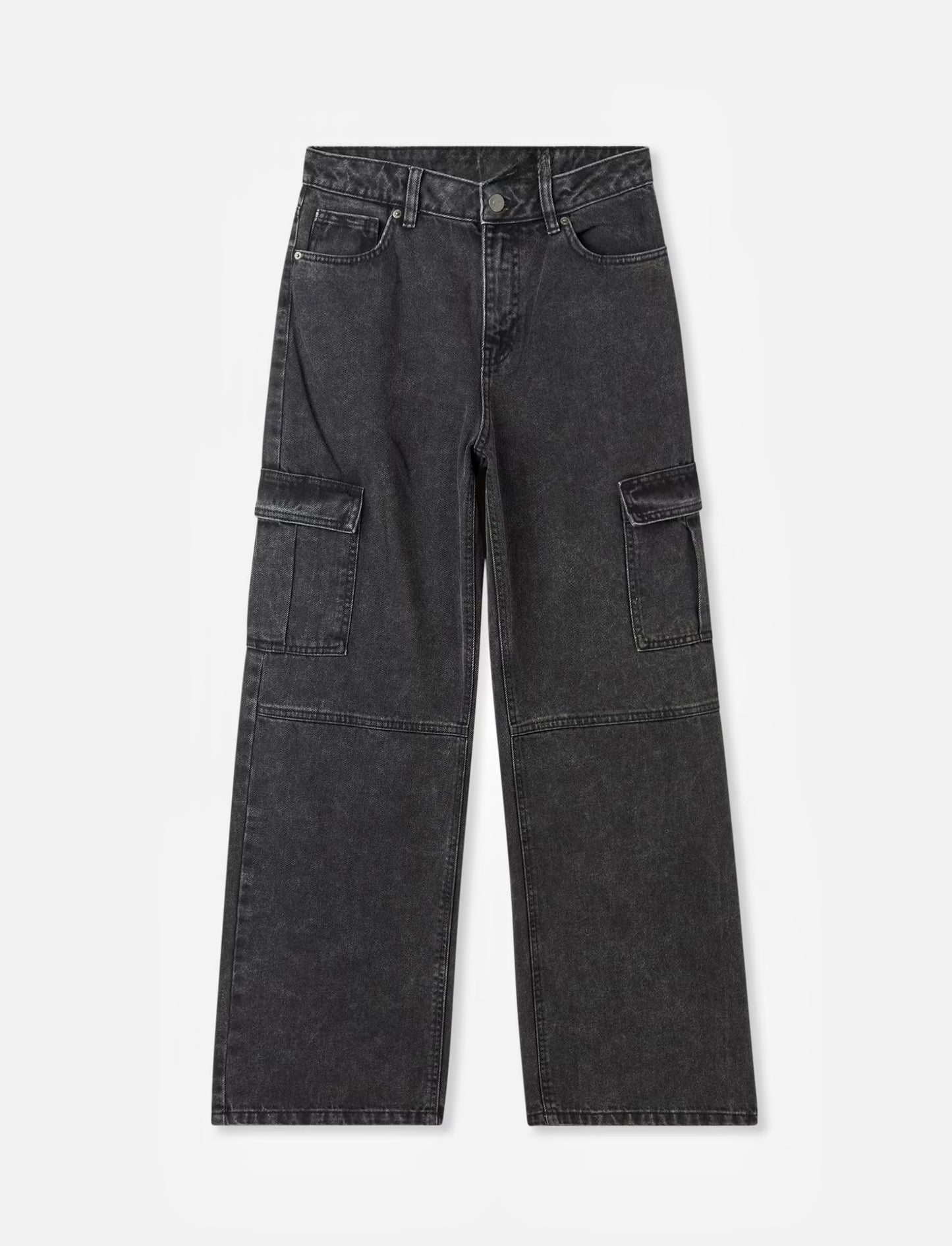 Faded Grey Cargo Pants