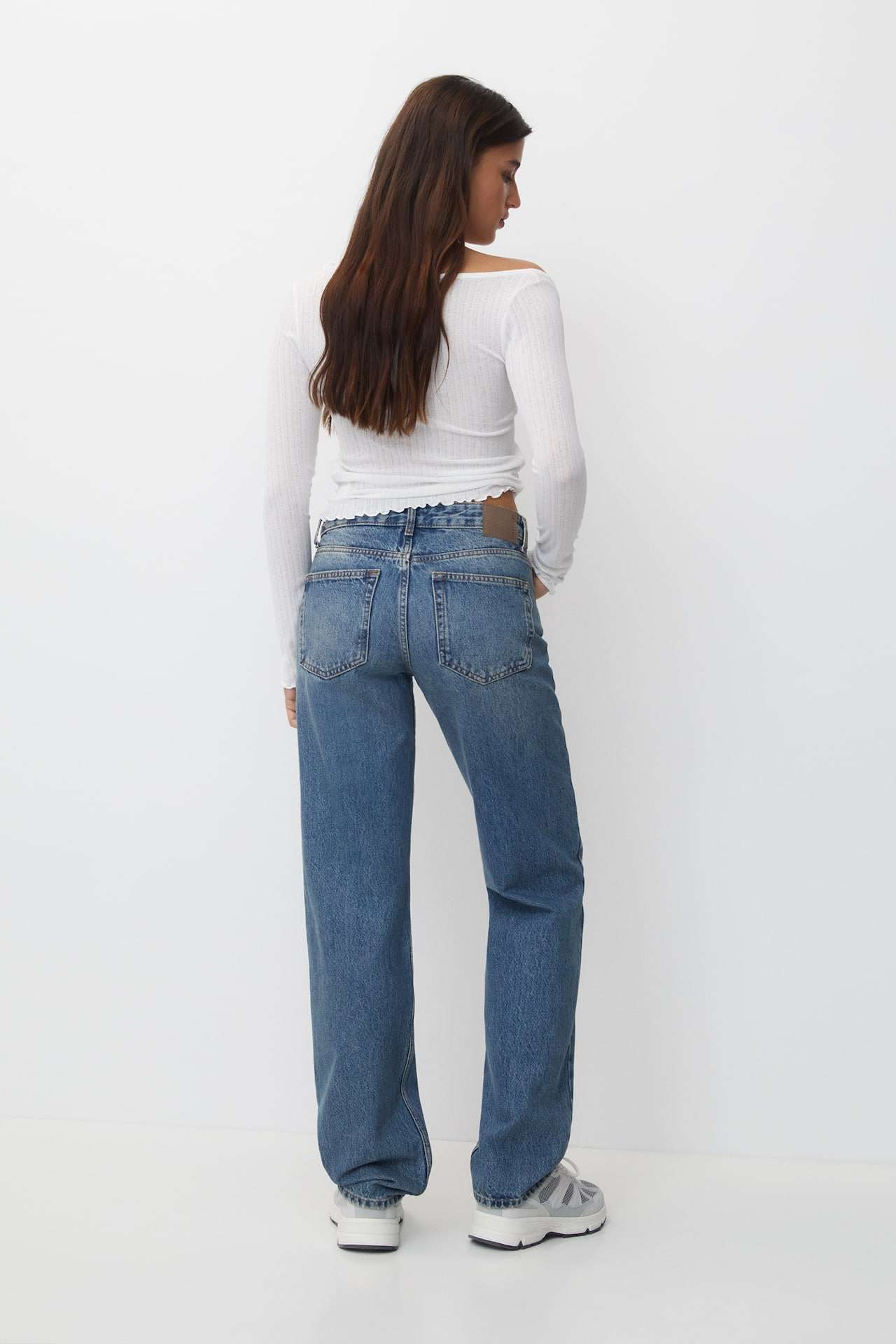 Dark Blue Straight Jeans