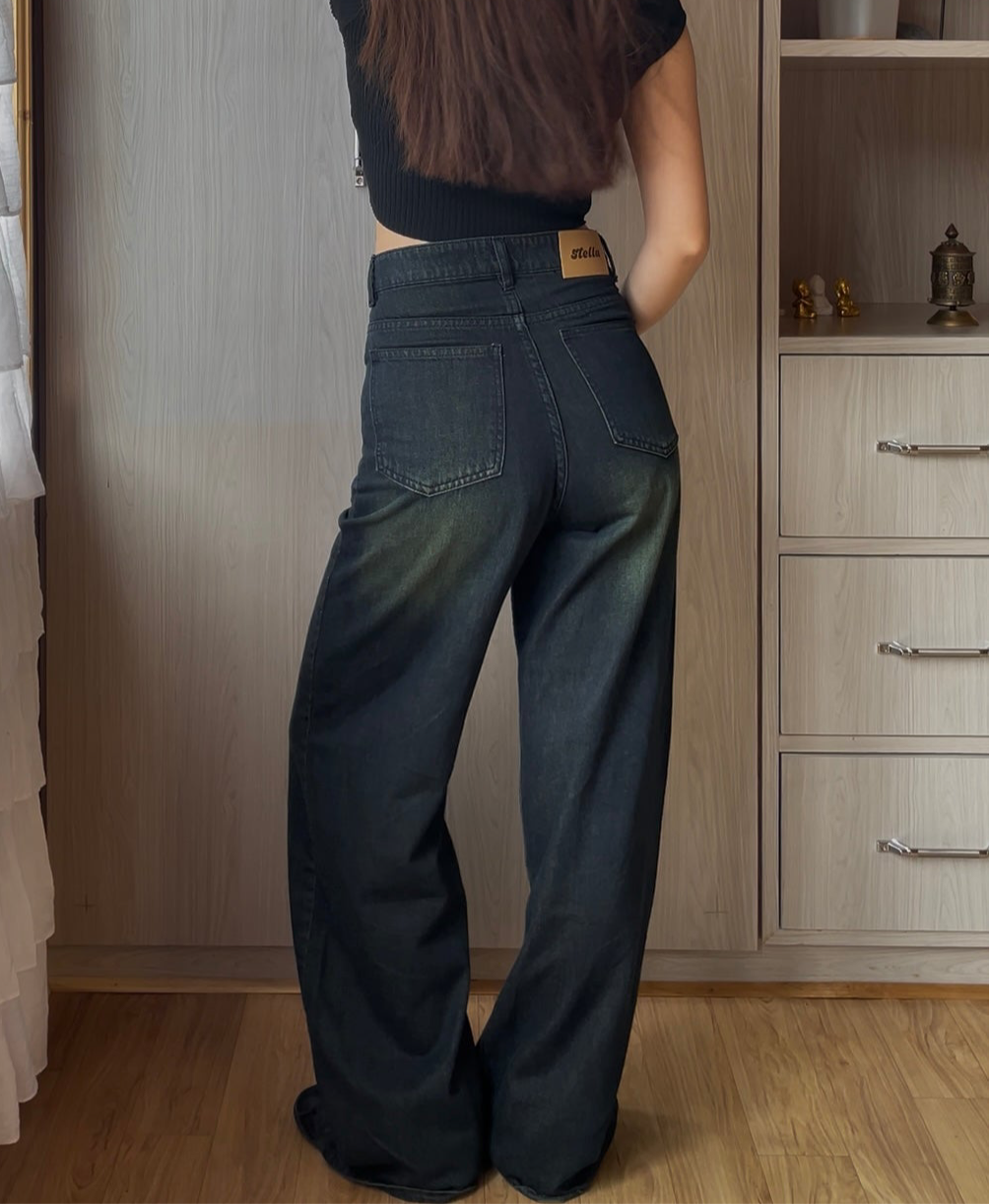 Forest Vintage Wide leg Denim