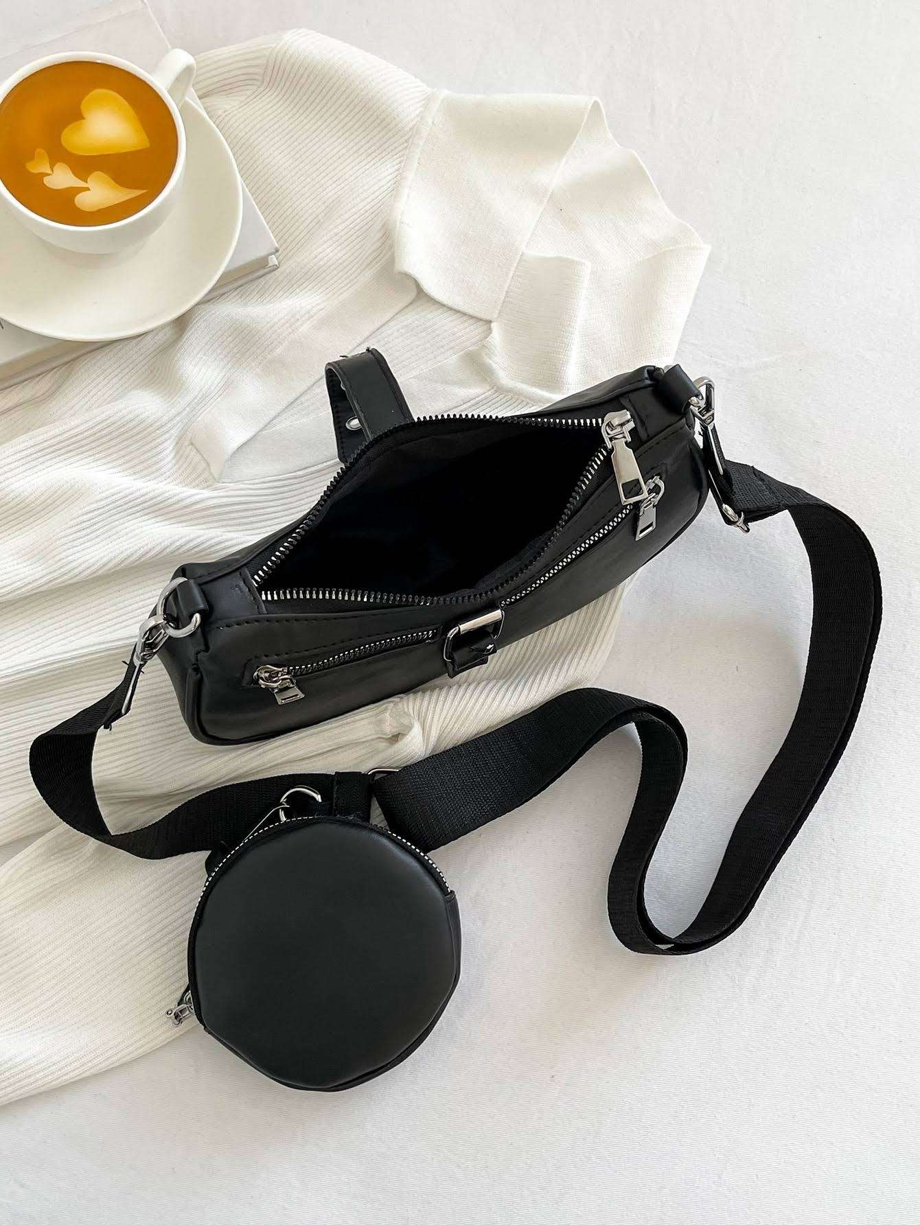 Crossbody Zipper Coin Purse