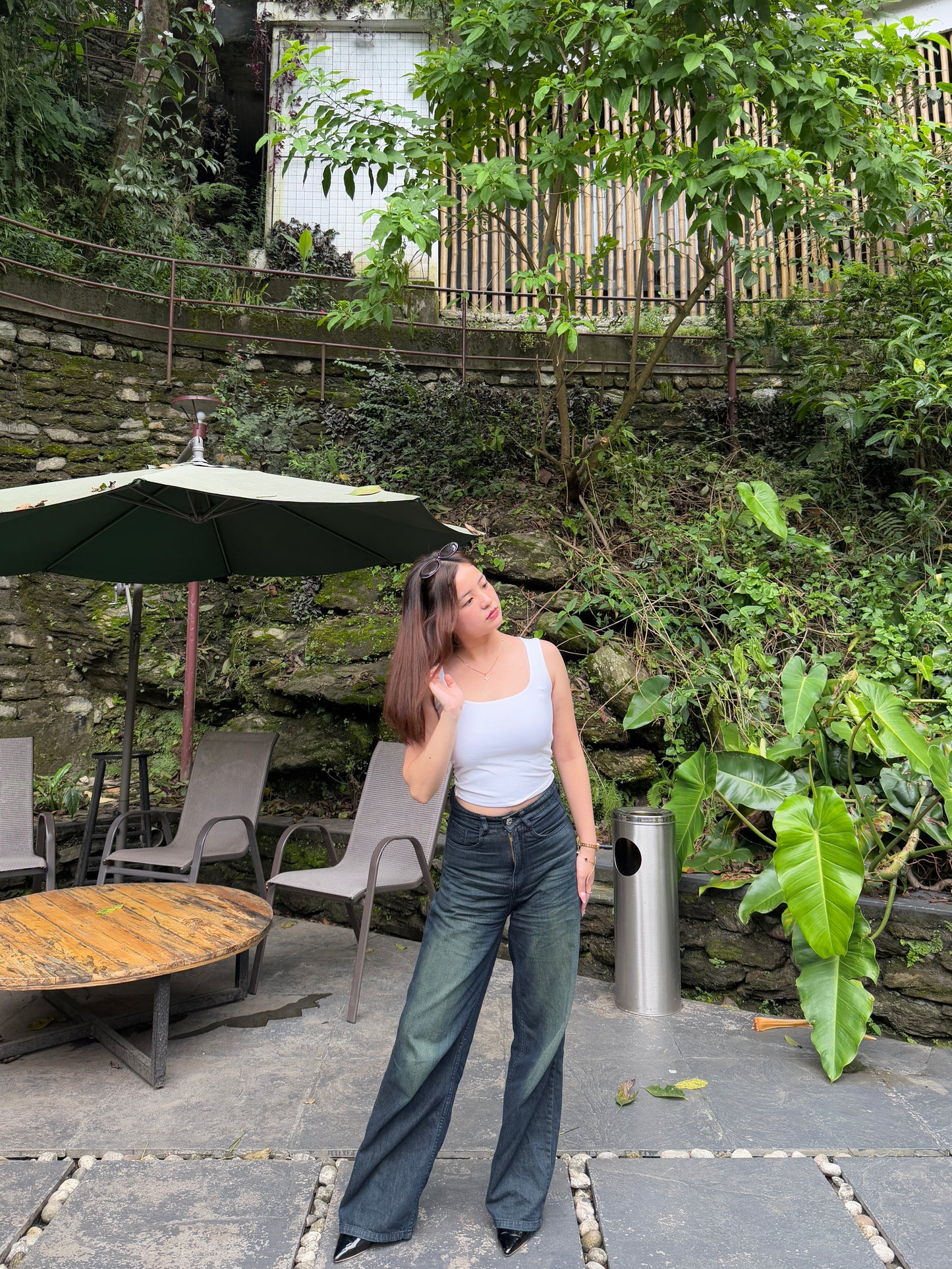 Forest Vintage Wide leg Denim
