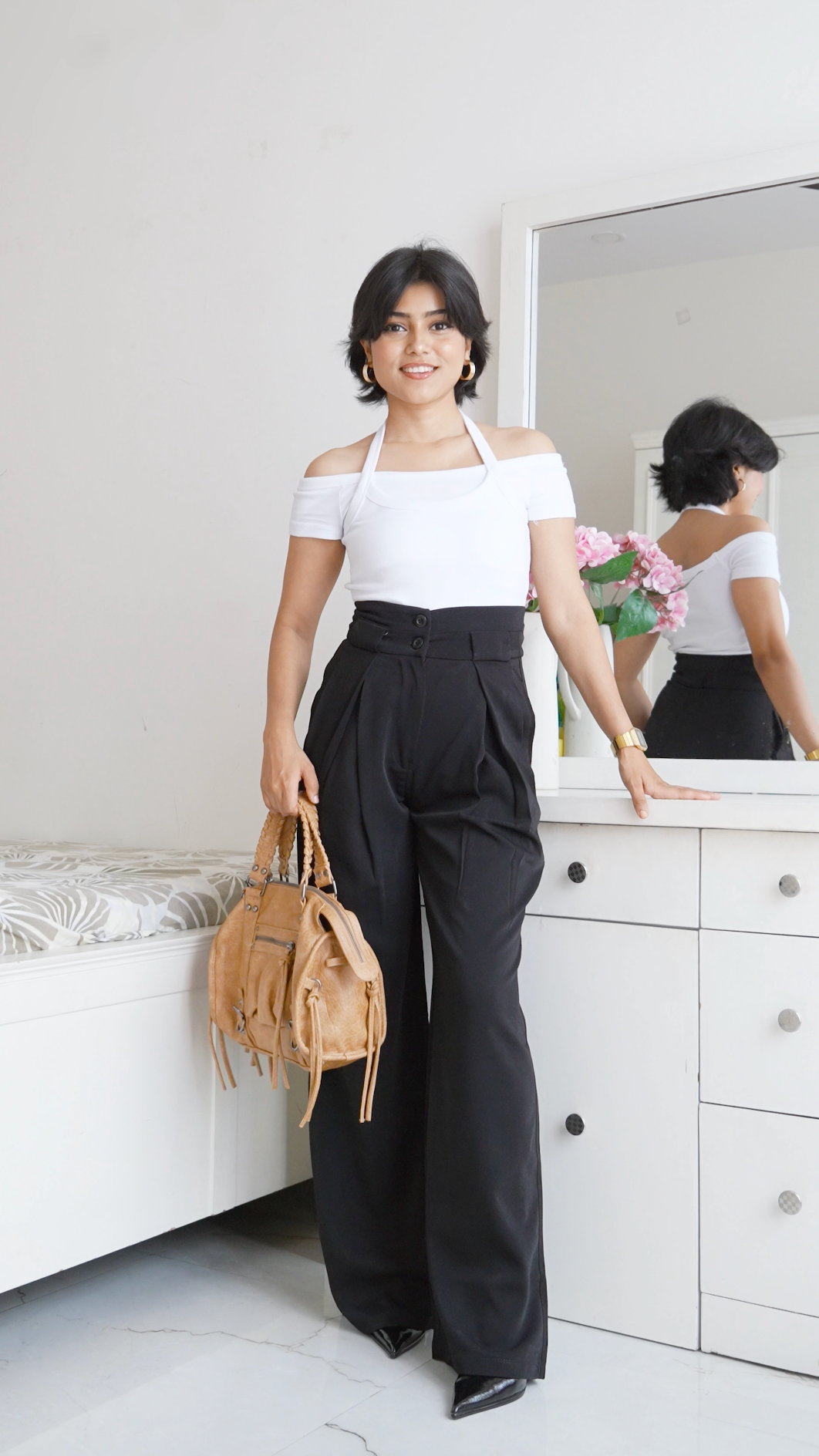 Everyday pleats trouser
