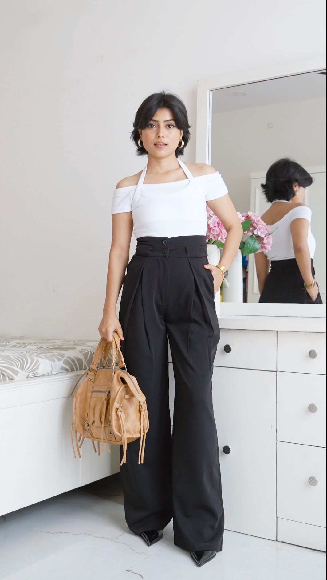 Everyday pleats trouser