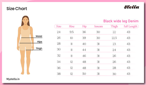 Black Wide Leg Jeans custom image