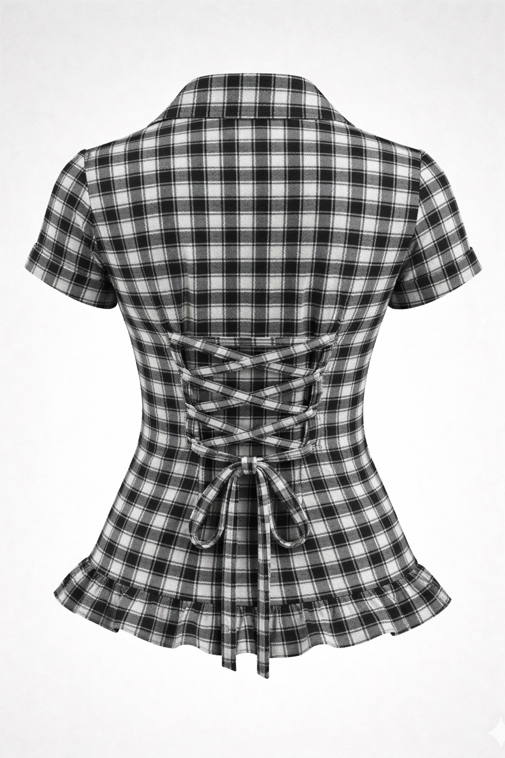 Check-mate fitted shirt