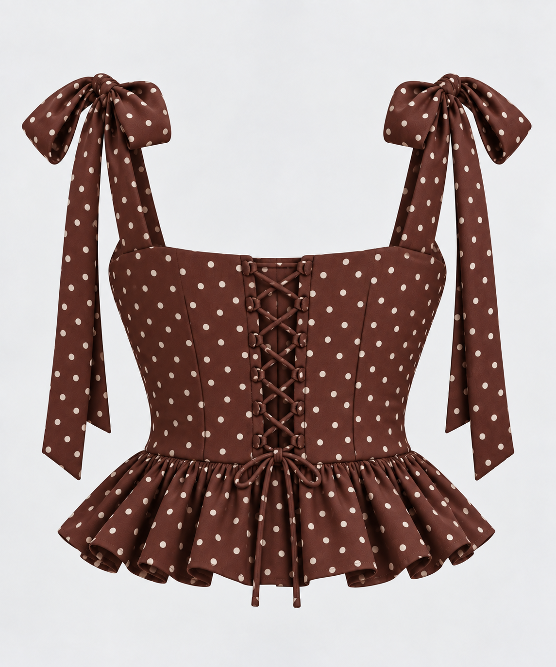 Shoulder Knot Corset style top