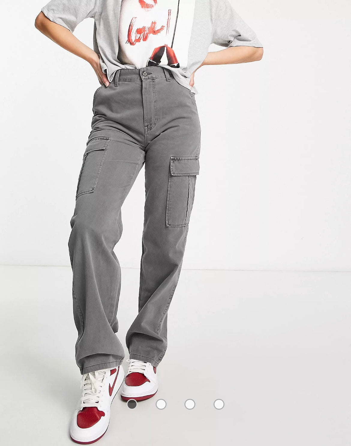 Light Grey Cargo Pants