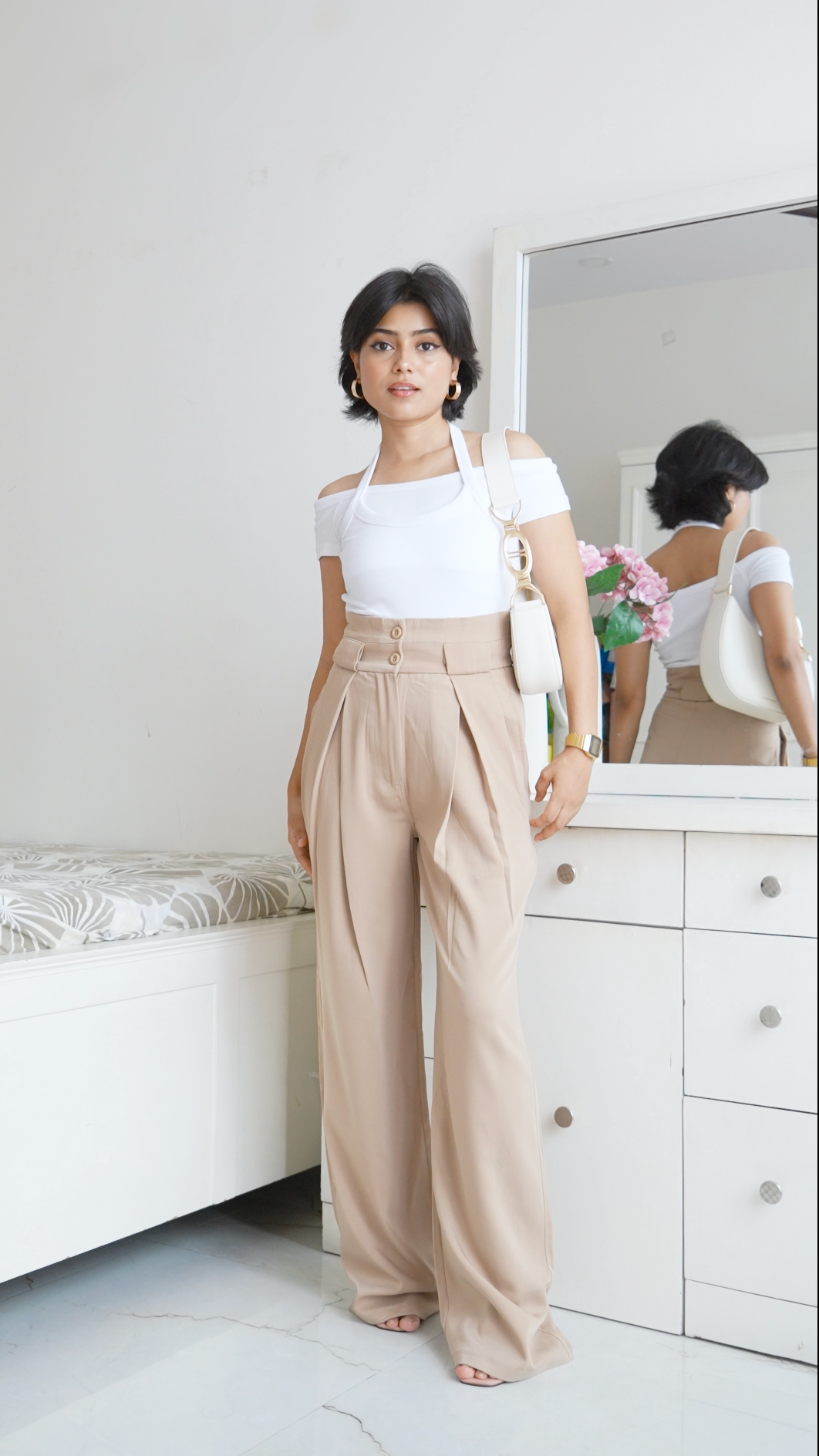 Everyday pleats trouser