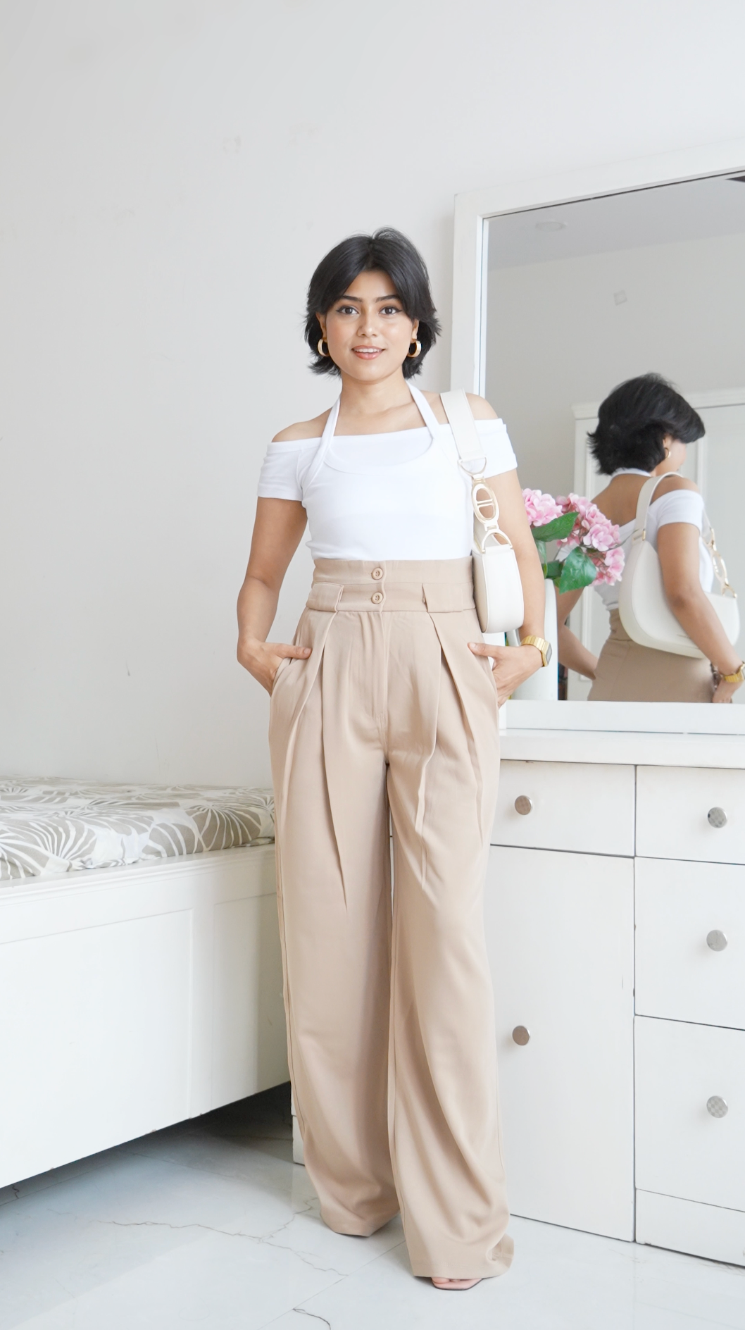 Everyday pleats trouser