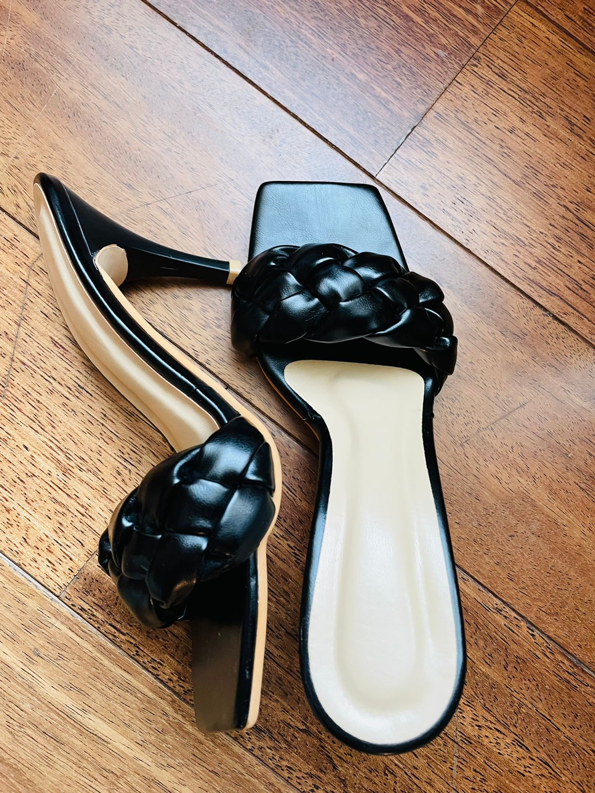 Braided Pencil Heels