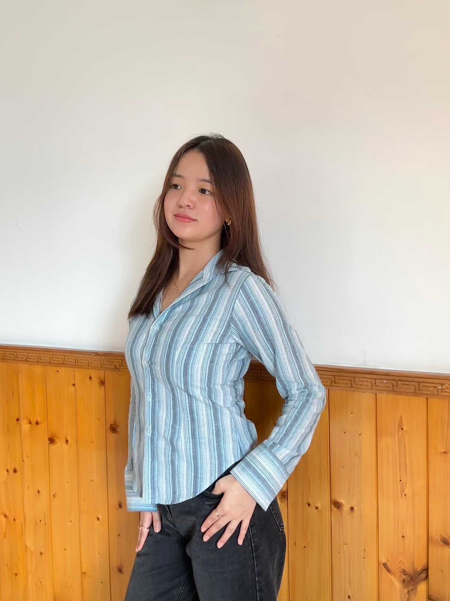 Aqua Breeze Stripe Shirt