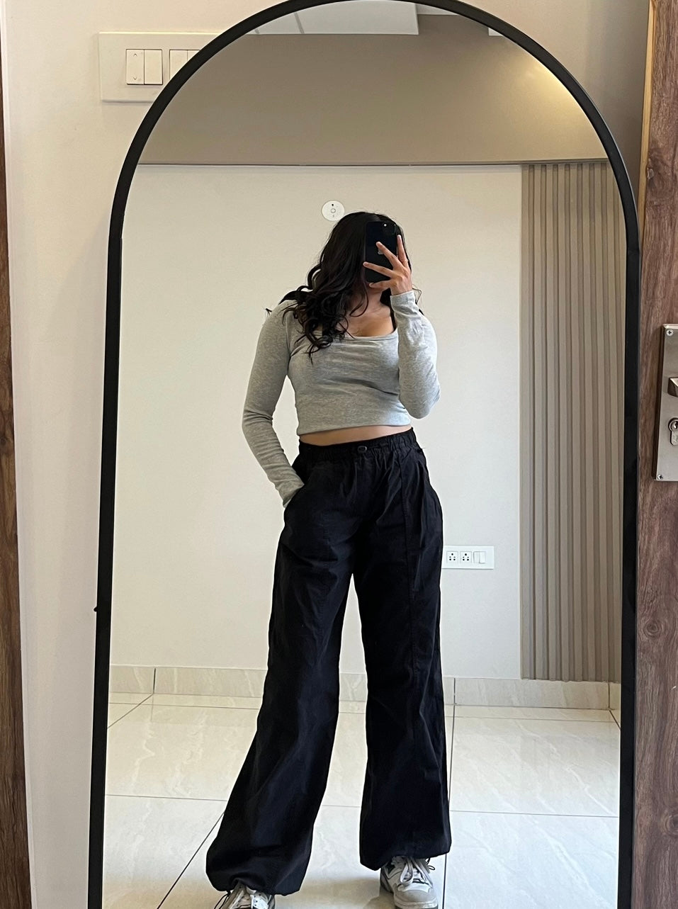 Black Parachute Pants