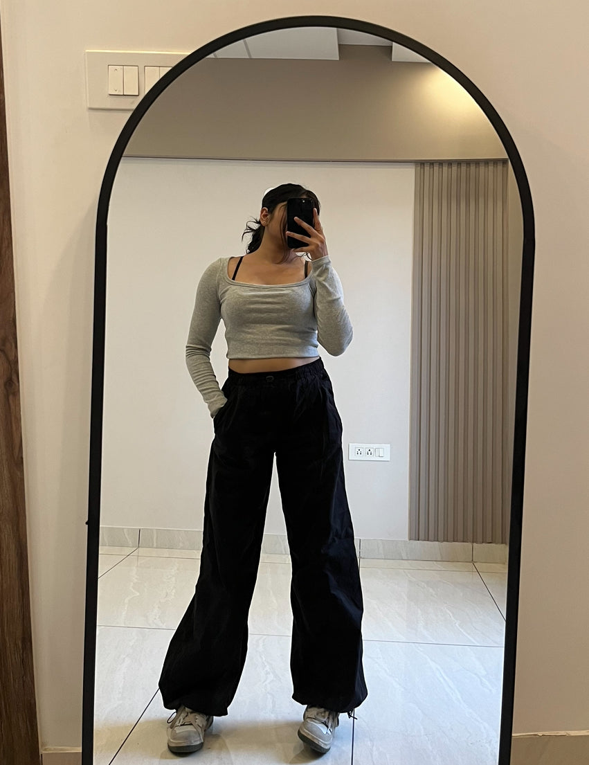 Black Parachute Pants