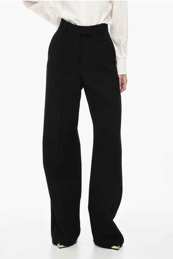 Black Side Hook Trousers