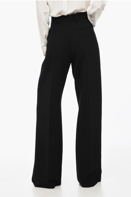 Black Side Hook Trousers