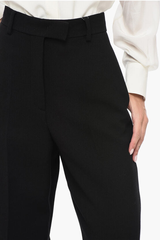 Black Side Hook Trousers