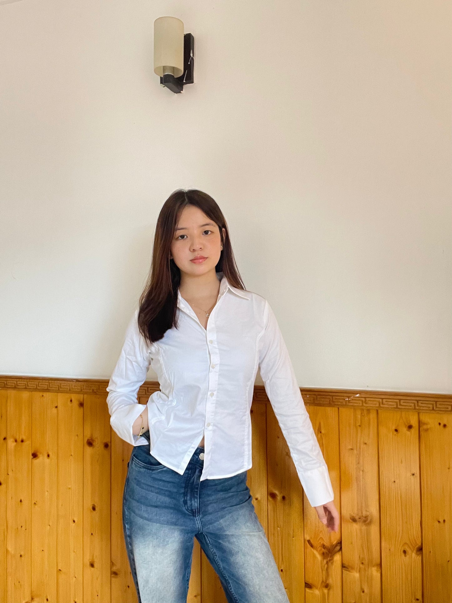 Stella White fitted shirt