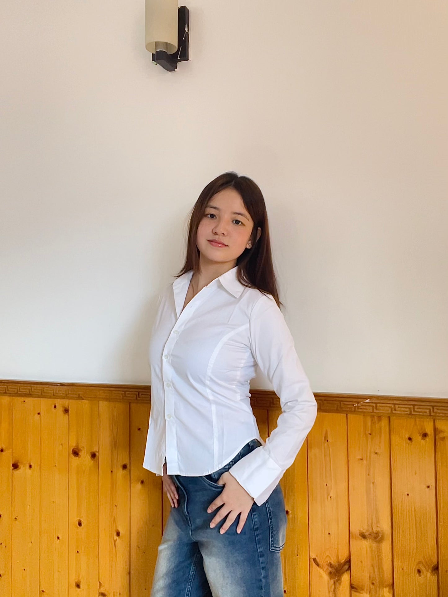 Stella White fitted shirt