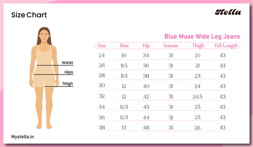Blue Muse Wide Leg Jeans custom image