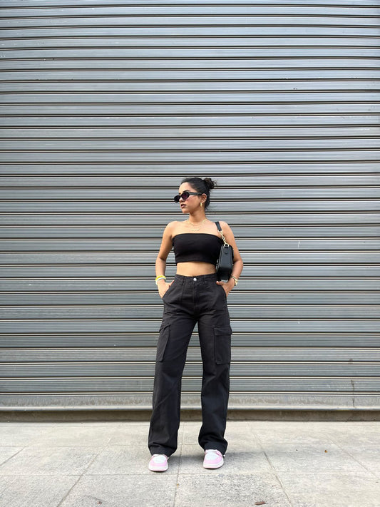Black Cargo Pants