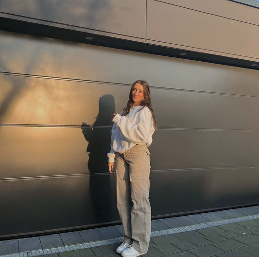 Beige Cargo Pants