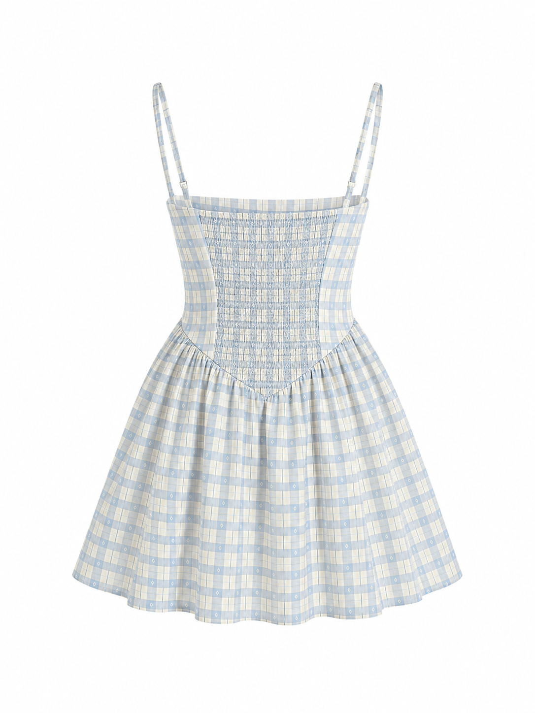 Cottage Mini Dress - Baby Blue