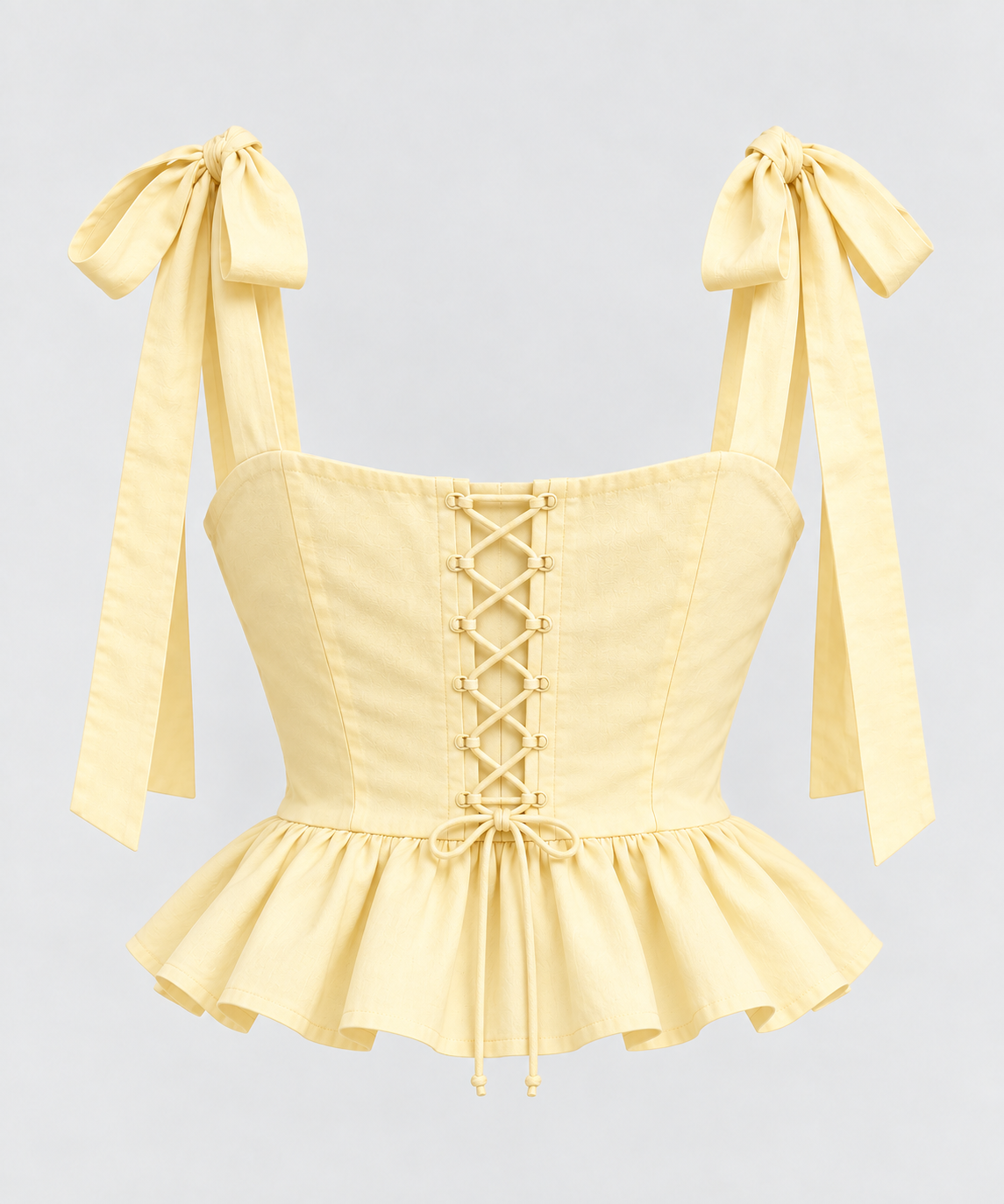 Shoulder Knot Corset style top