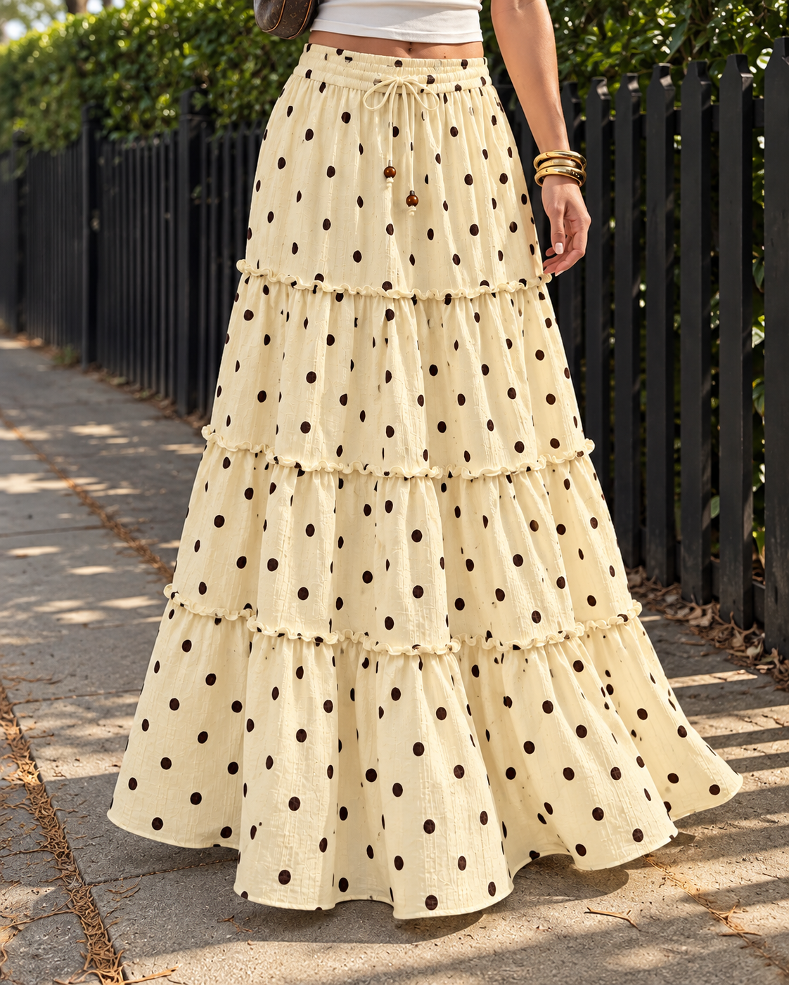 Super Flowy Butter yellow Maxi Skirt