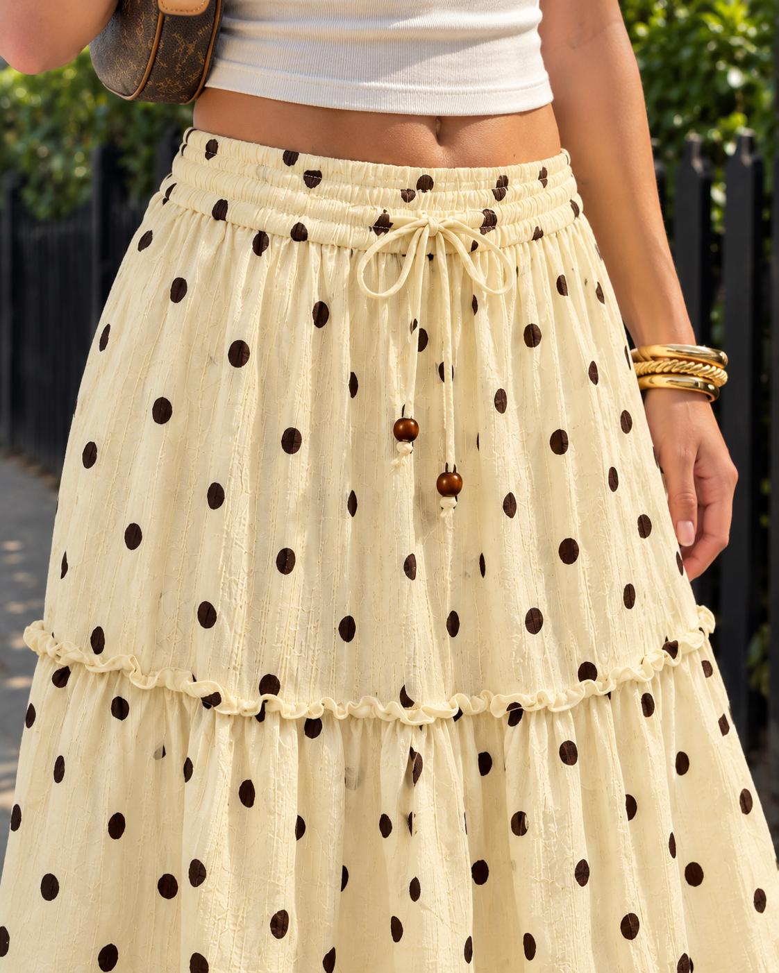 Super Flowy Butter yellow Maxi Skirt