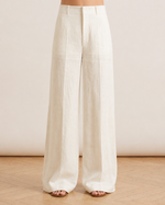 10/10 Ivory Linen Pants