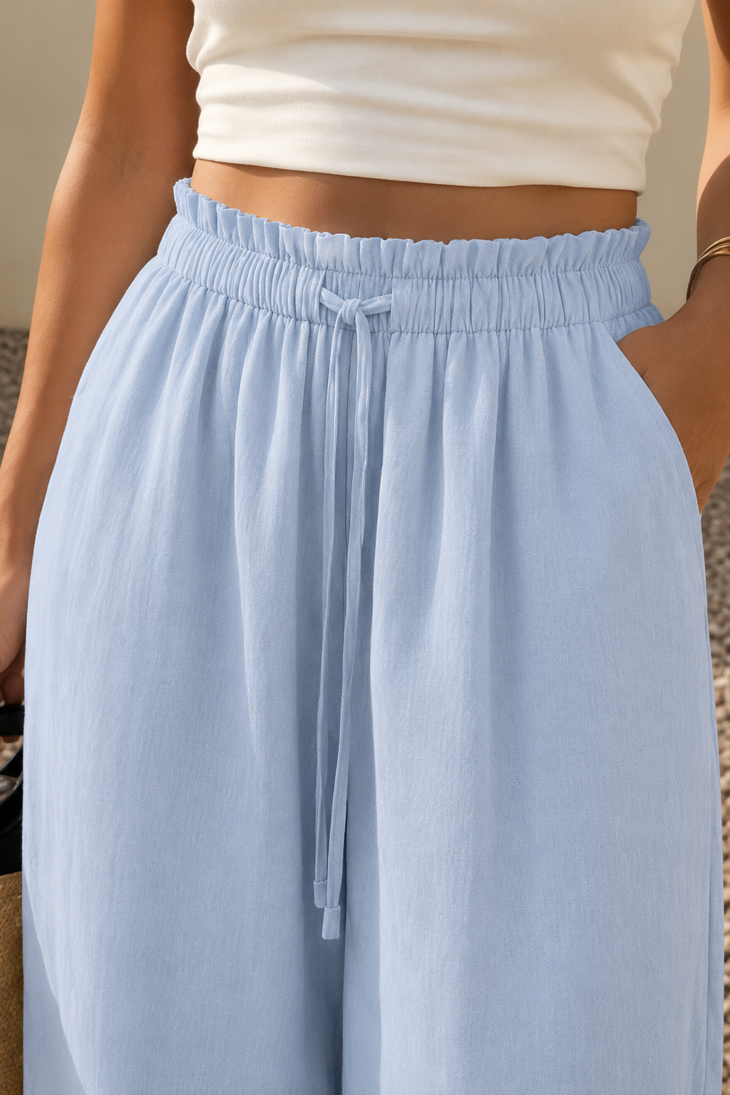 Baby Blue Pull On pants