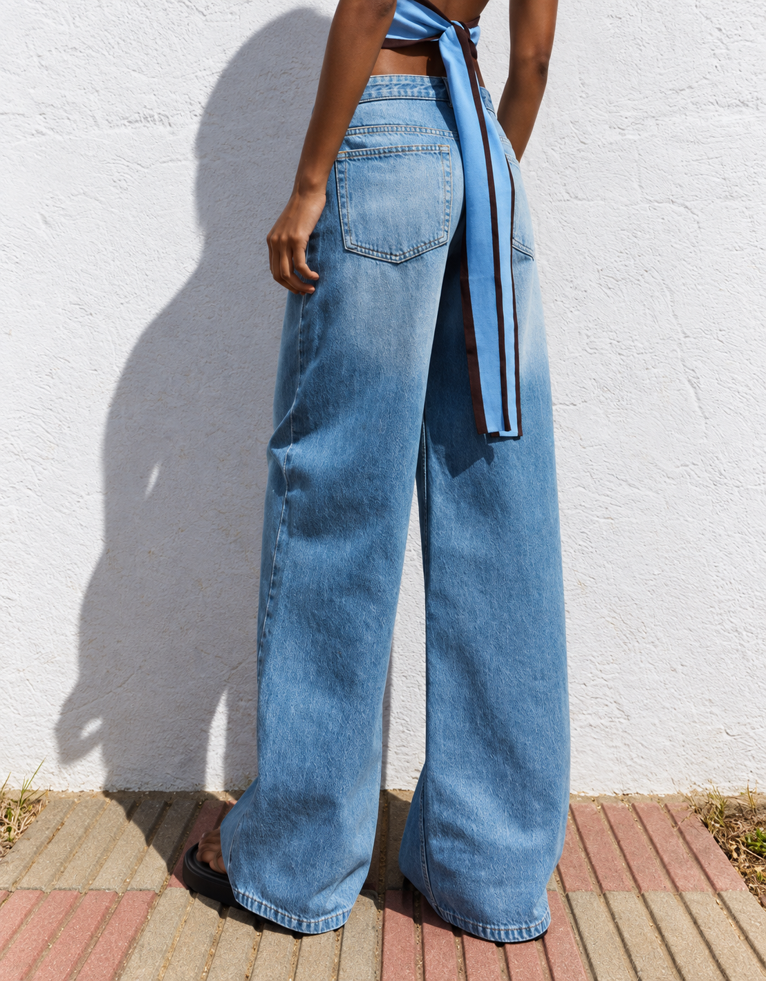 STL Asymmetrical denim