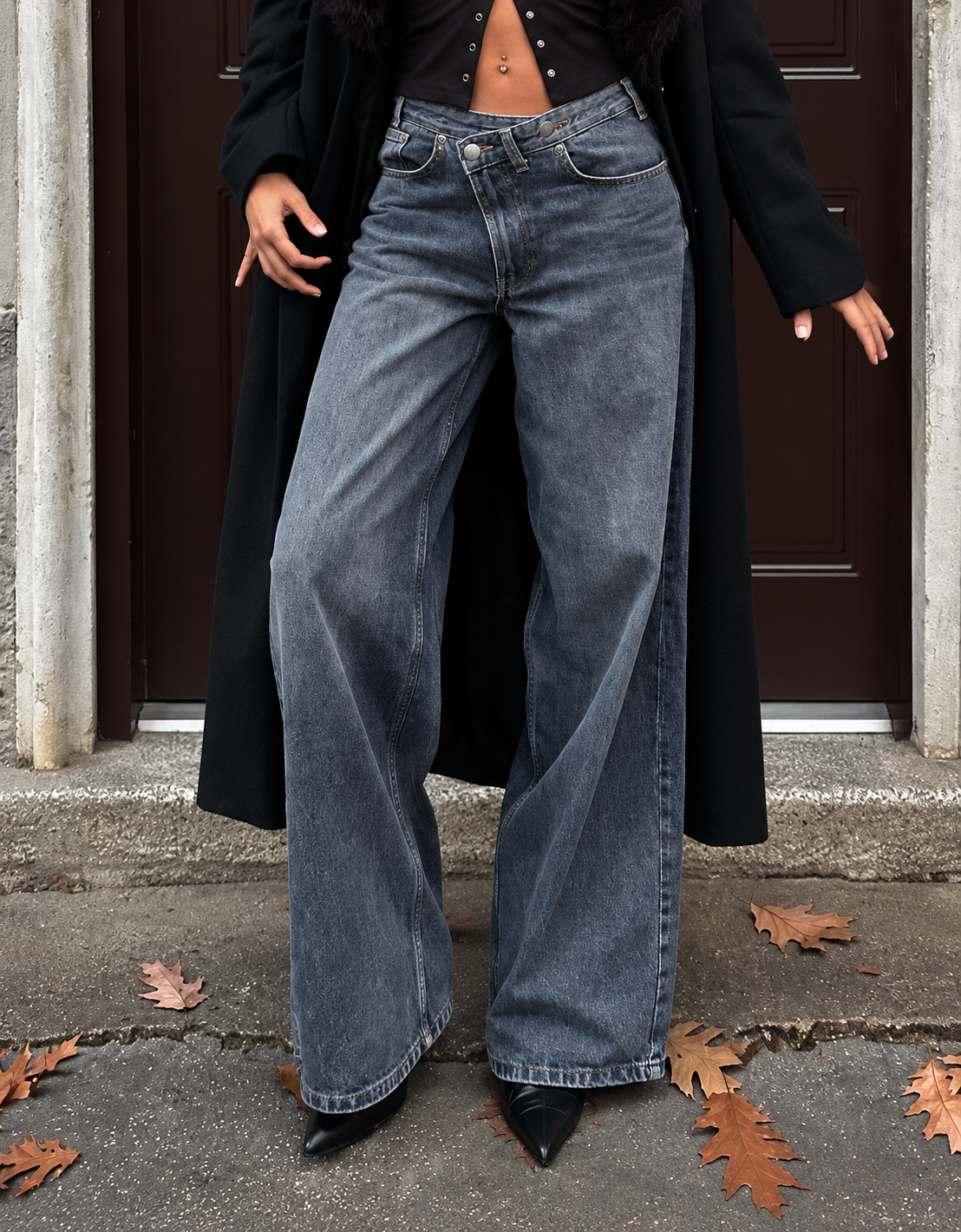 STL Asymmetrical denim