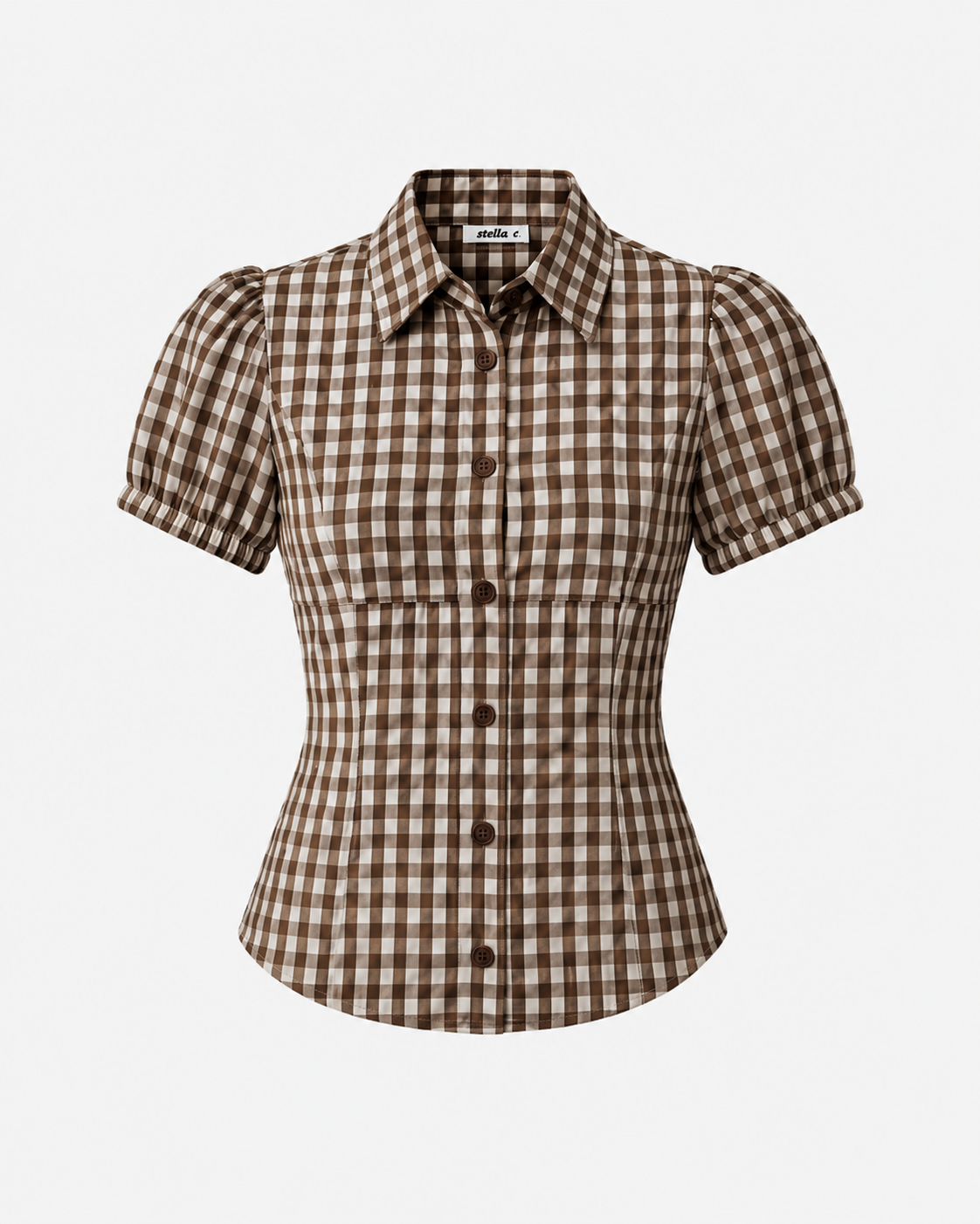 Mocha Ruffle Shirt