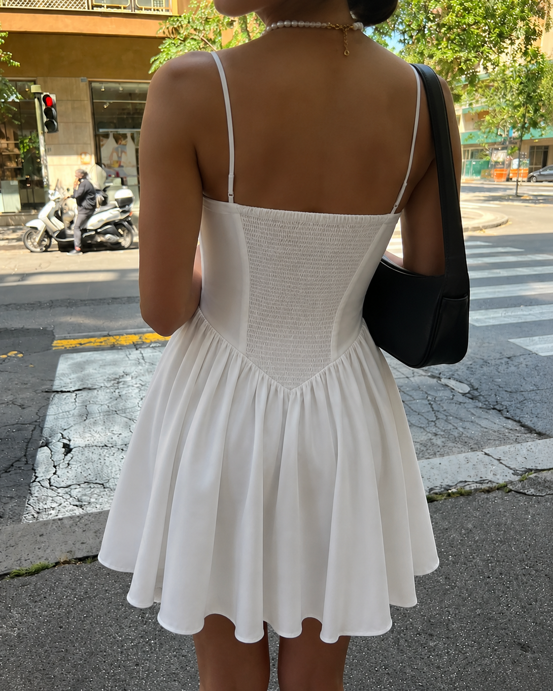 Cottage Mini Dress - White