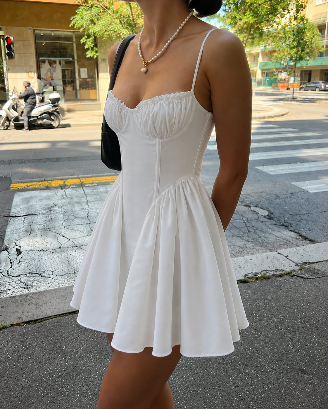 Cottage Mini Dress - White