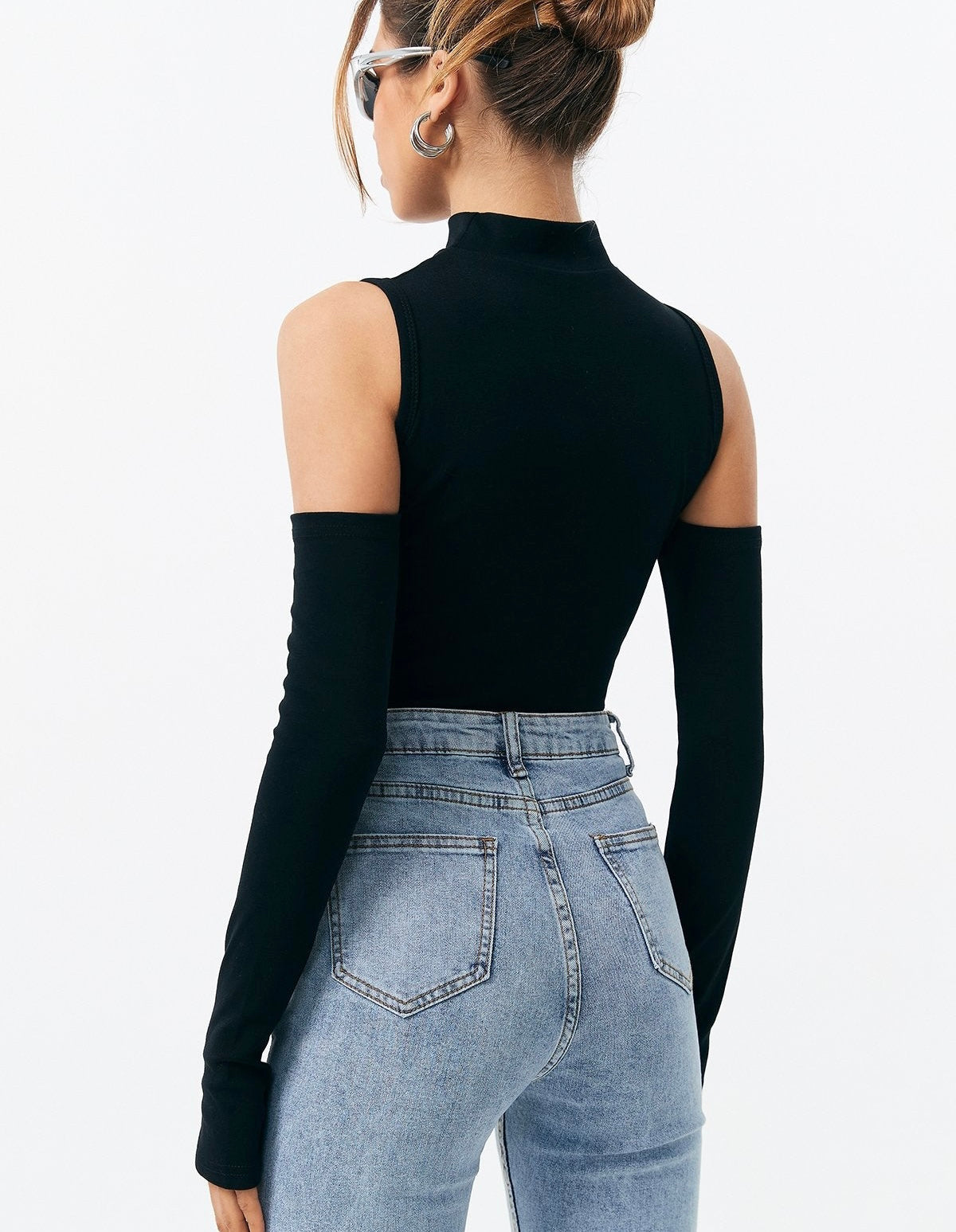Black TurtleNeck Top
