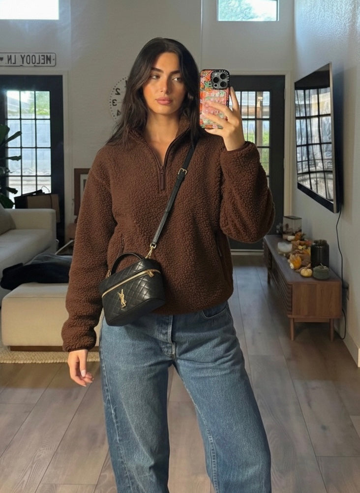 Sherpa oversized pullover