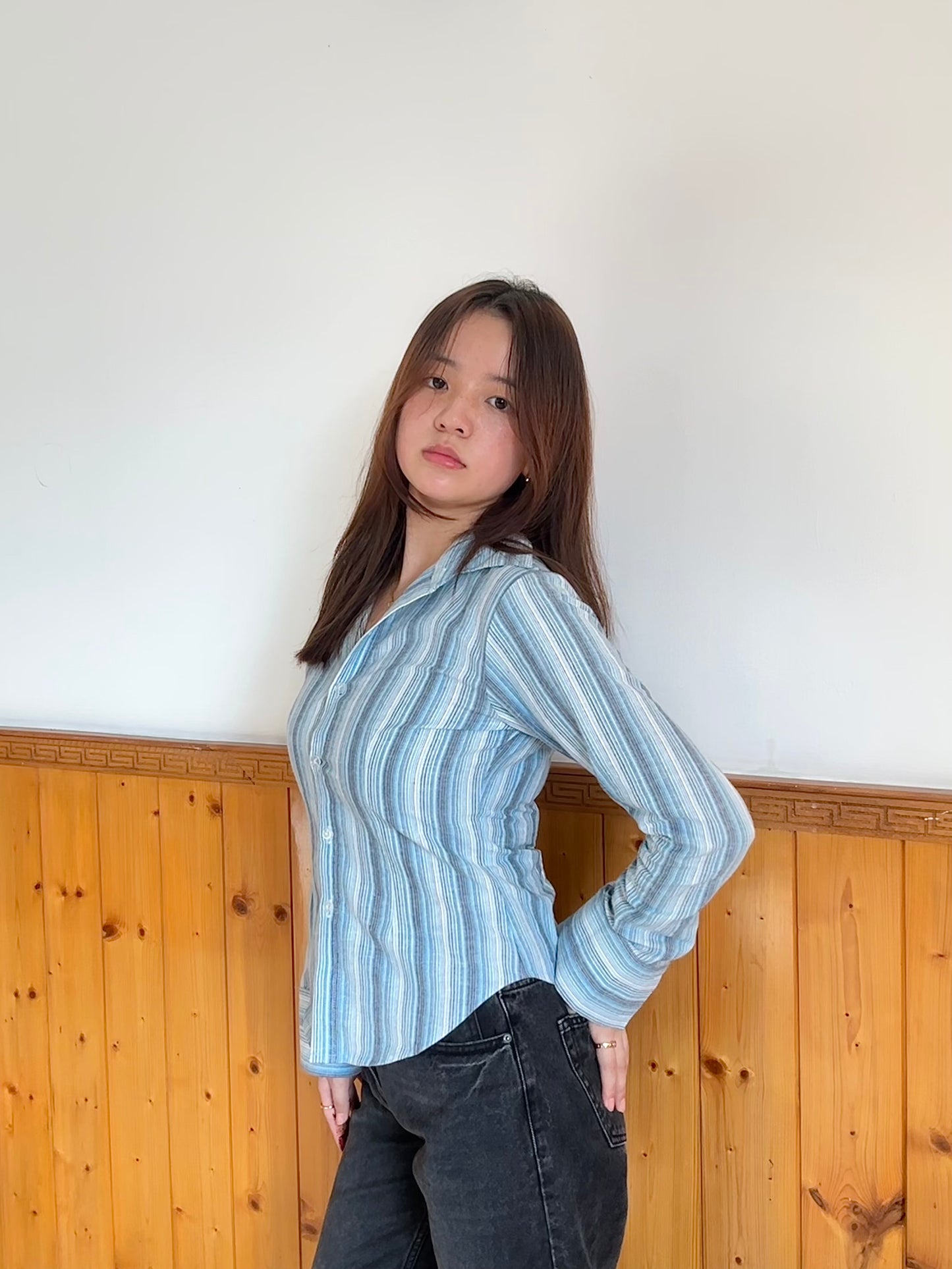 Aqua Breeze Stripe Shirt