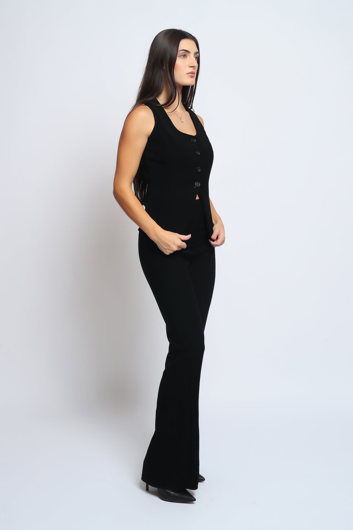 Premium Black Set  (Pants + Waistcoat)