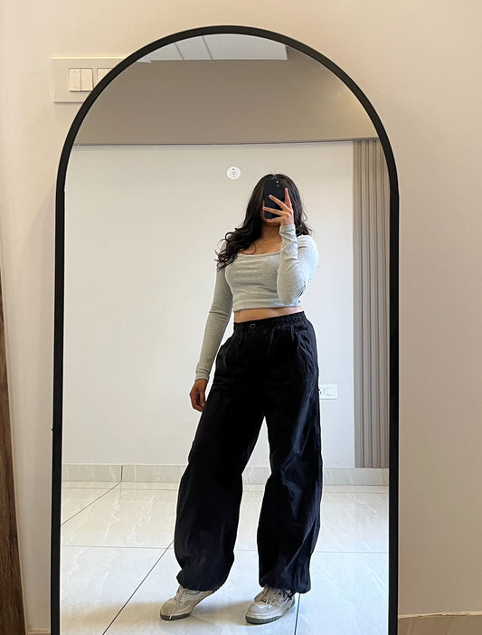 Black Parachute Pants