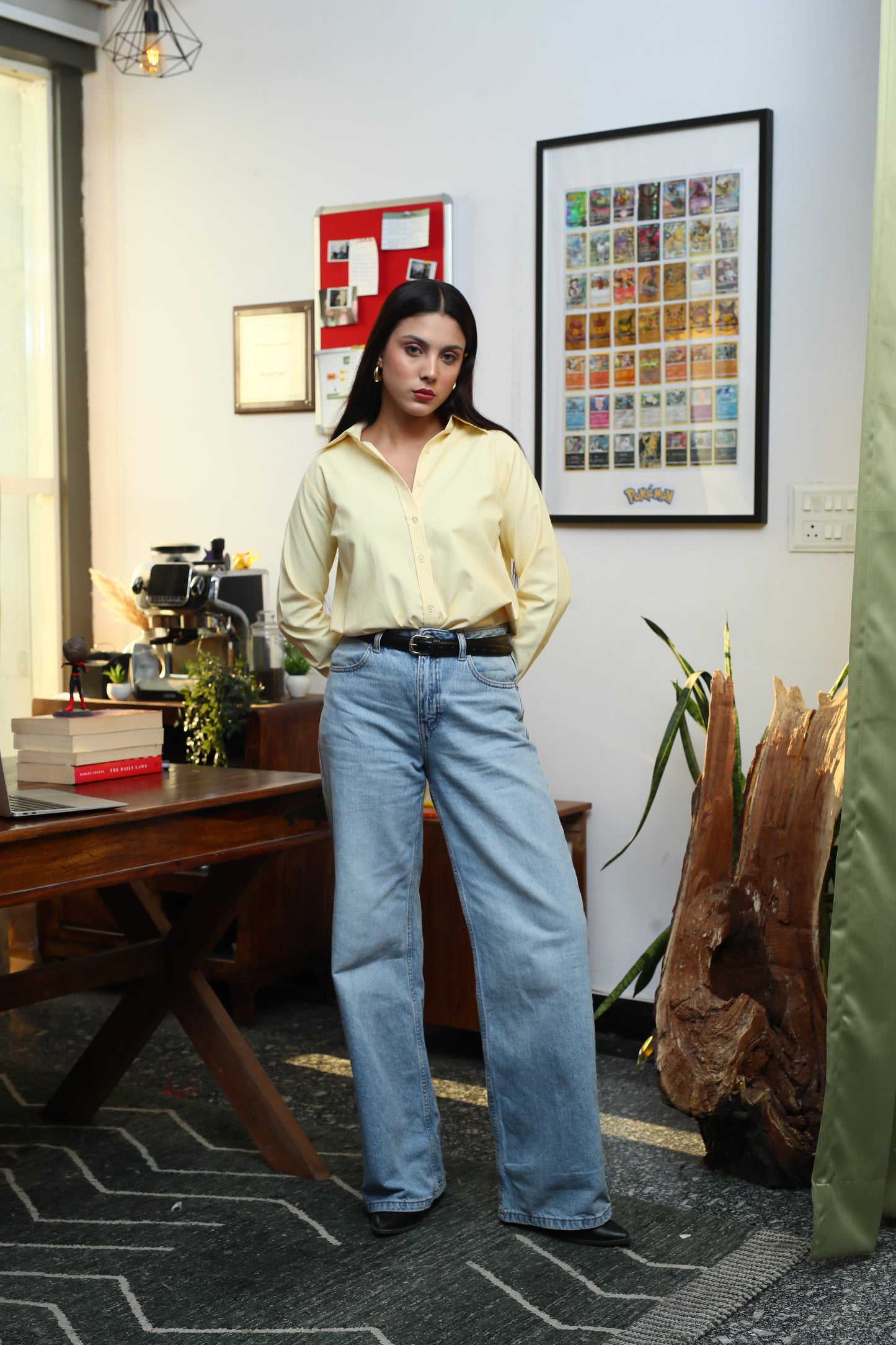 Stella Staple Butter yellow shirt