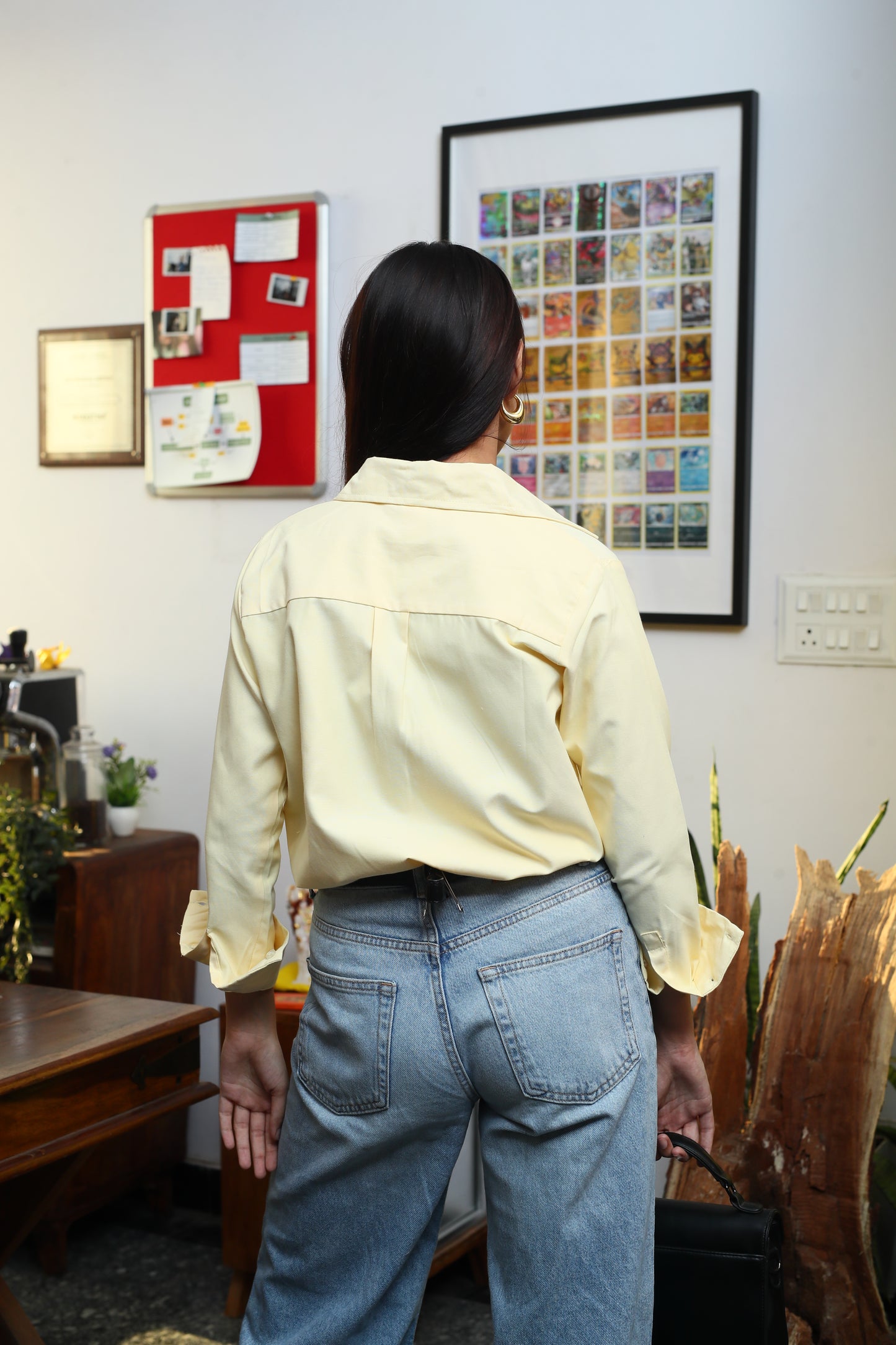 Stella Staple Butter yellow shirt