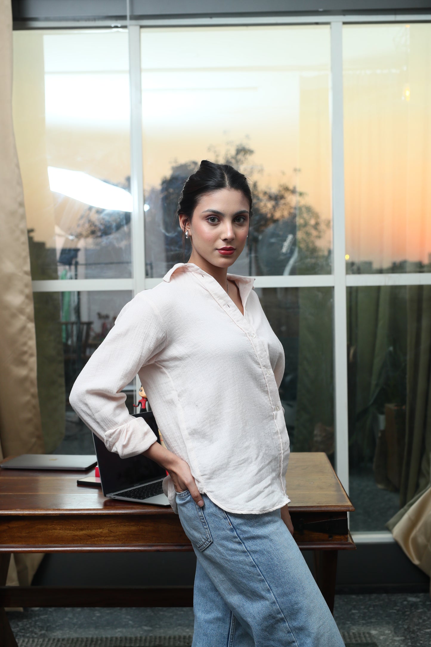 Baby Pink Gauge Shirt