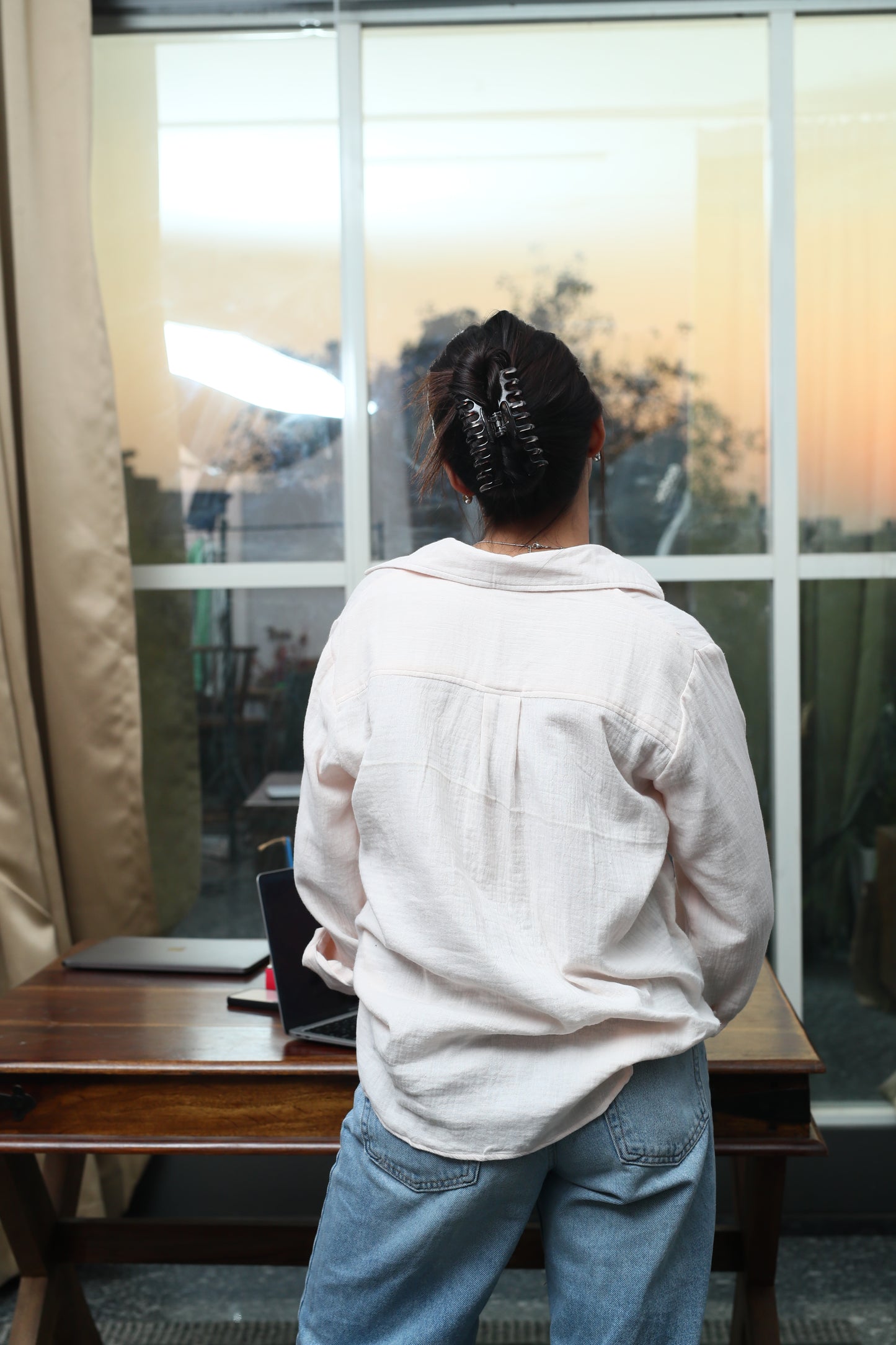 Baby Pink Gauge Shirt