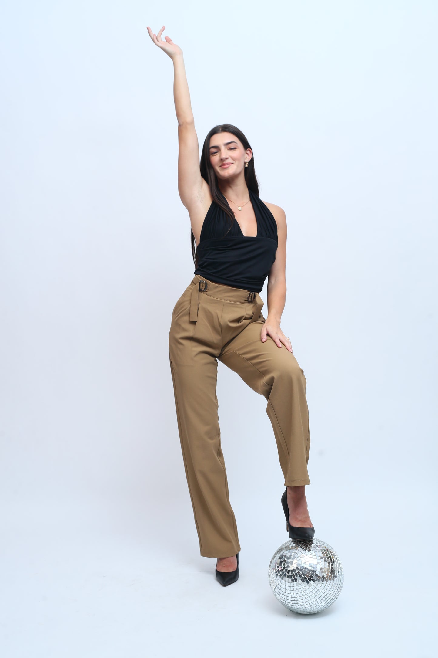 Utility Pleat Trousers (with adjustable waist)