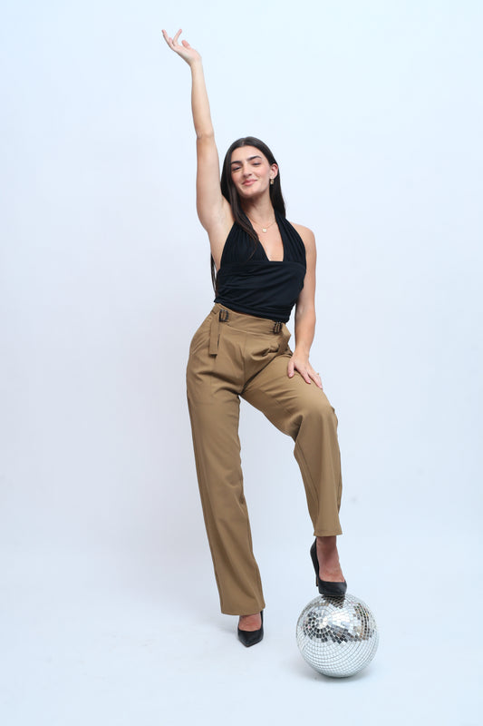 Utility Pleat Trousers (with adjustable waist)